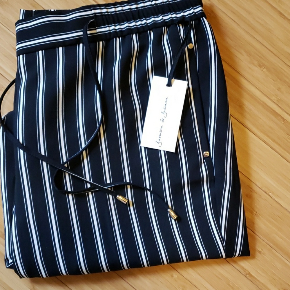 Jasmine & Juliana Size 14 Black and White Pants
